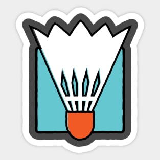 Shuttlecock 3 Sticker